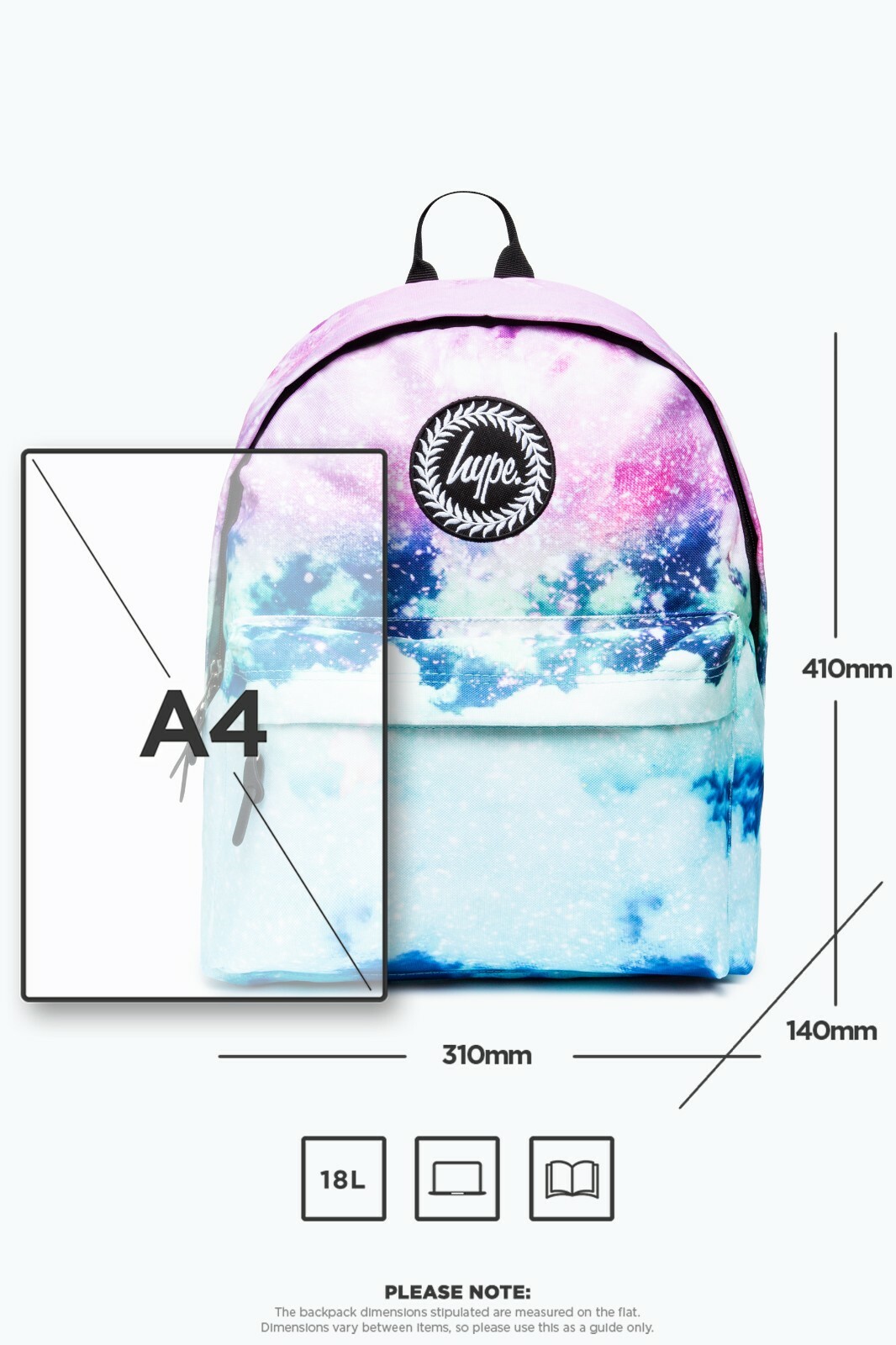 hype glitter backpack