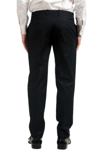 Pre-owned Martin Maison Margiela 14 Men's Silk Black Two Button Suit Size 36 38 40 42