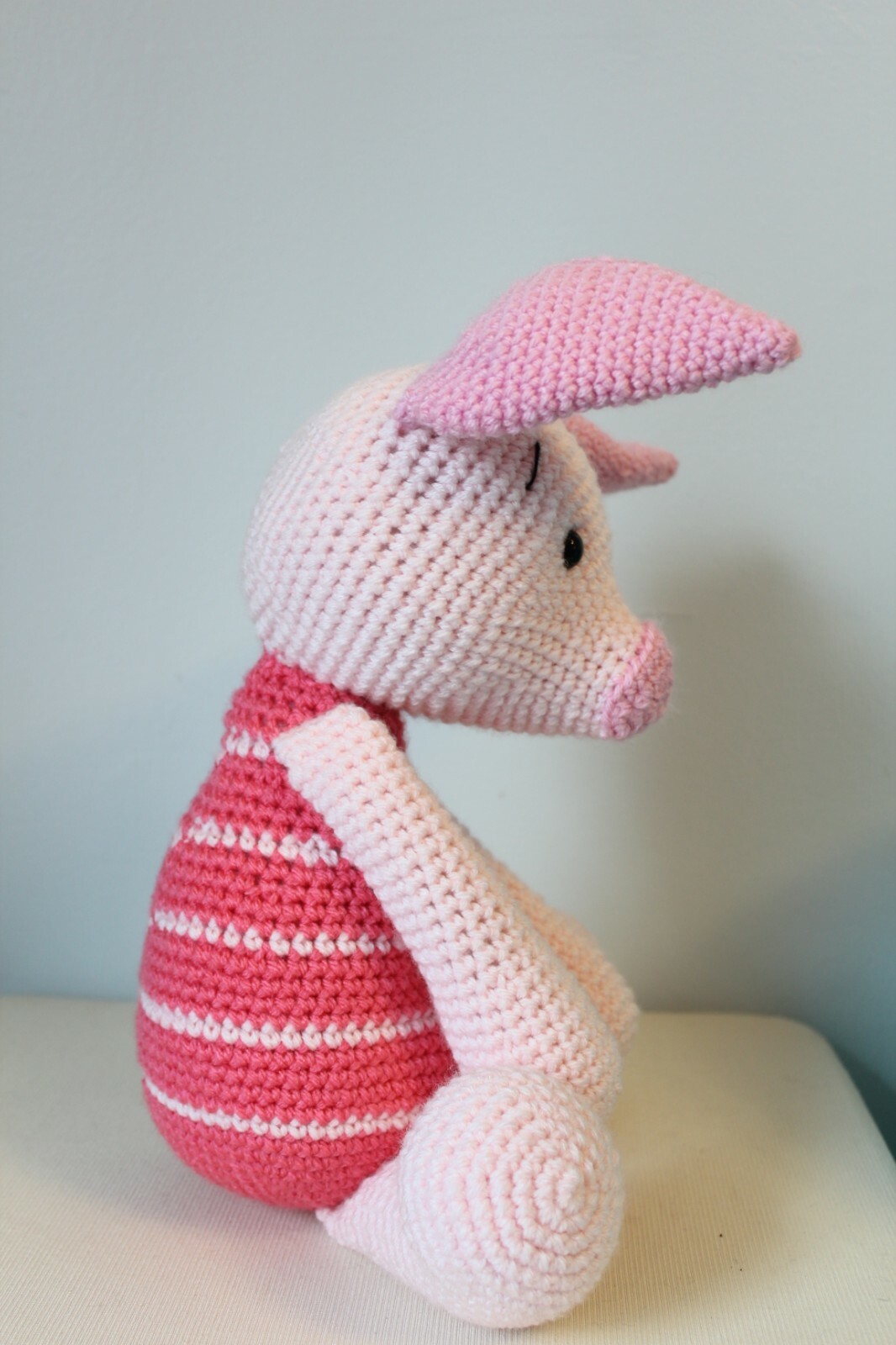 New Handmade Crochet Pig Stuffed Animal, Stuffed Toy, Easter Gift 15