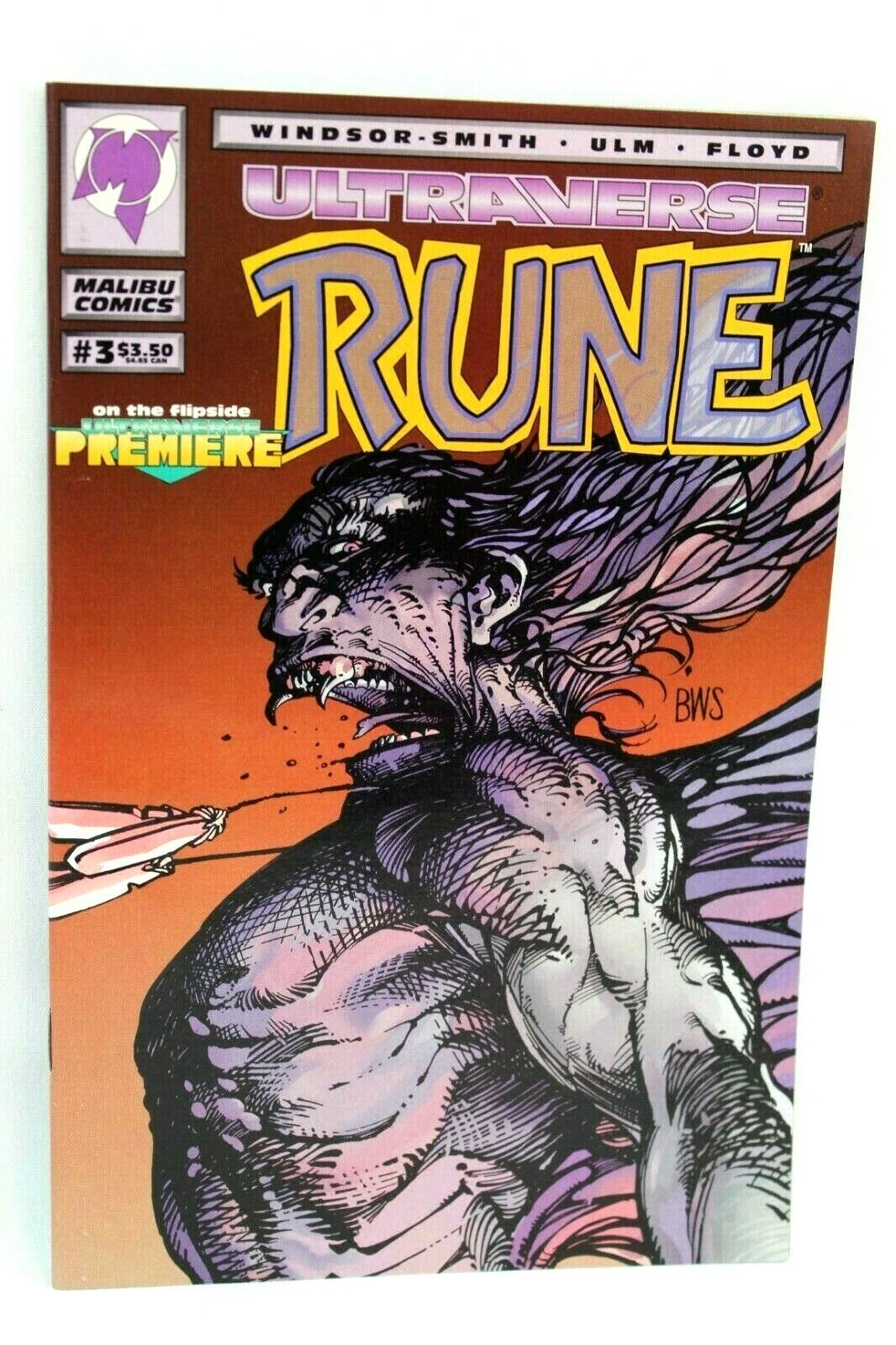 Rune #3 Barry Windsor-Smith BWS 1994 Ultraverse Premiere #1