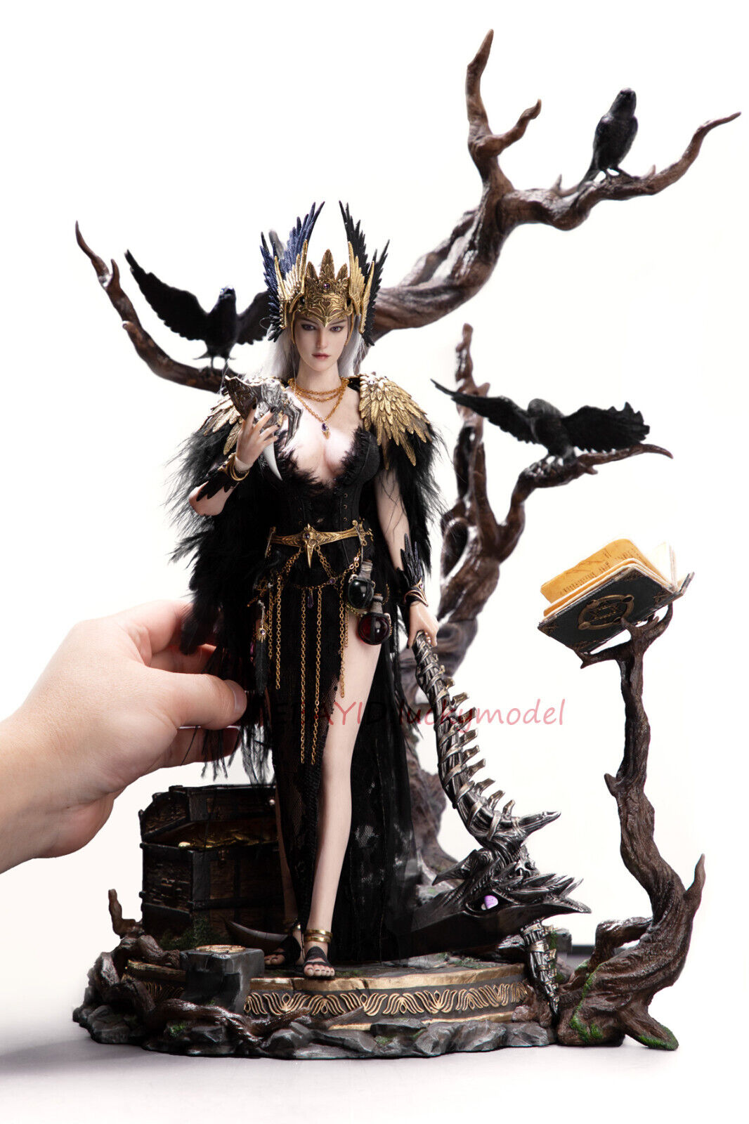 POP COSTUME 1/6 WH005 Witch Hunter - Raven Woman Deluxe POP COSTUME 1/6 WH005 Witch Hunter - Raven Woman Deluxe