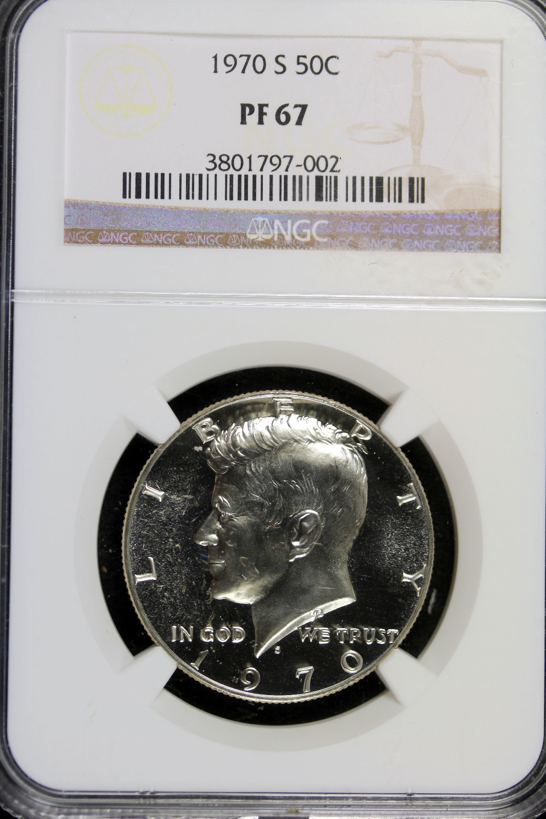 1970 - S NGC PF67 Kennedy Silver Half Dollar!! #B16086 | eBay