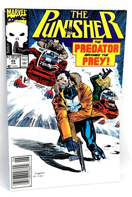 The Punisher #49 Death Below Zero UPC Newsstand 1991 Comic Marvel Comics F-/F