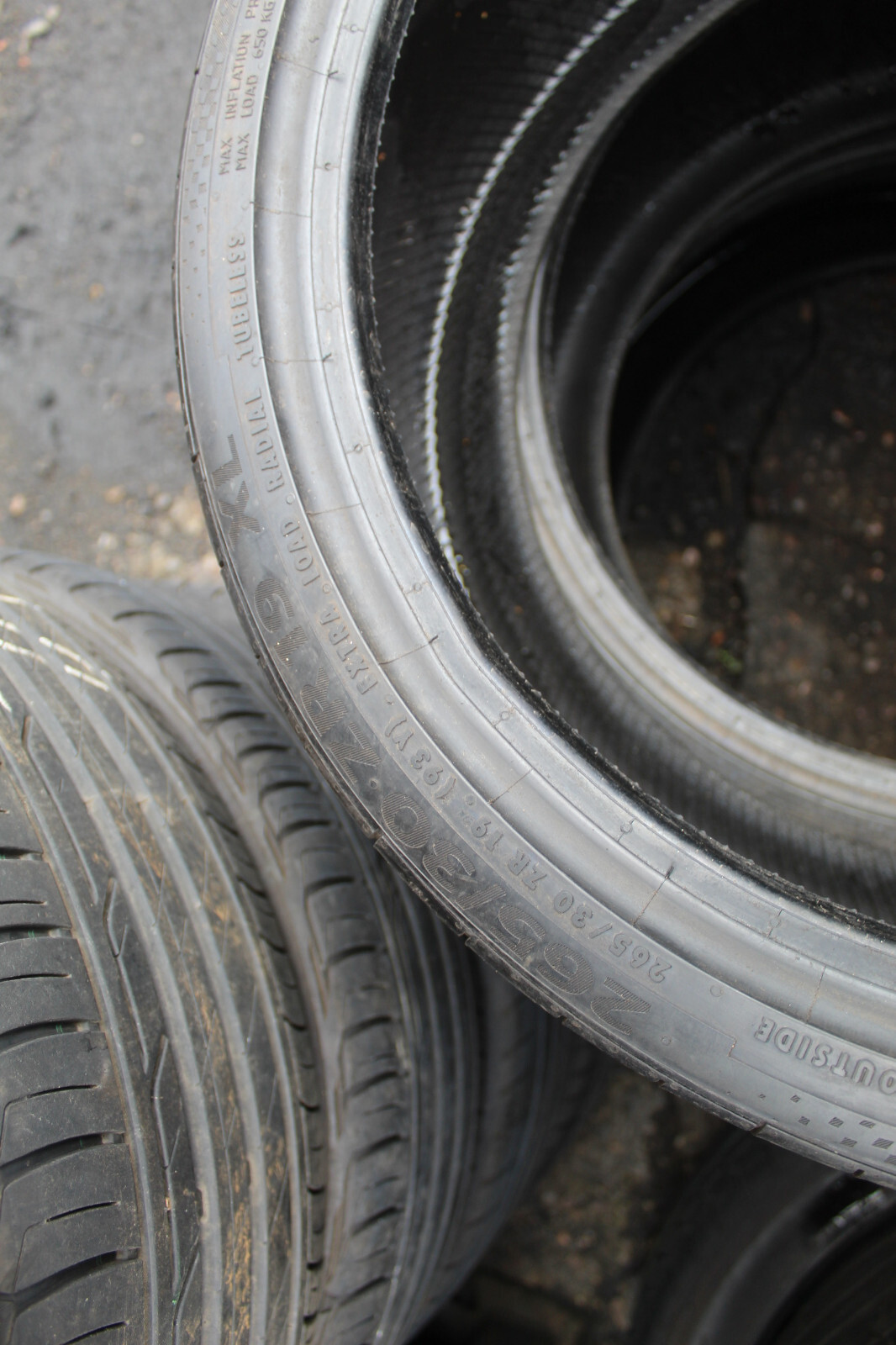 265 30 19 Continental, Sport Contact 6, XL 93Y, x2 A Pair 5.2mm (F1_tyres) L2958