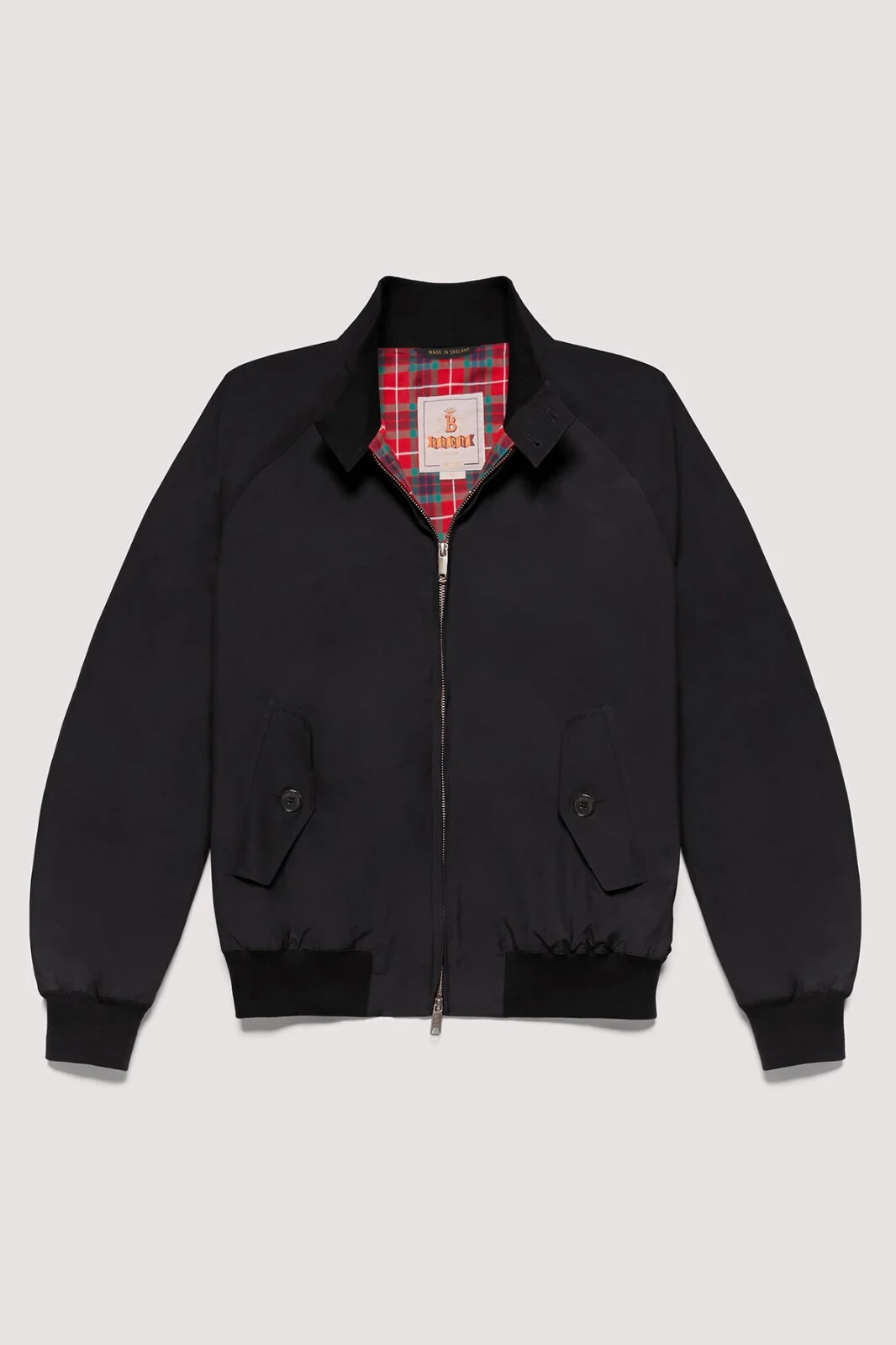 Baracuta G9 Harrington Jacket Black Sz 46 XL BRAND NEW MADE