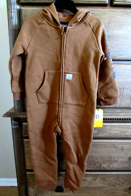 Carhartt Fleece Full-Zip Long-Sleeve Coveralls for Baby Boys