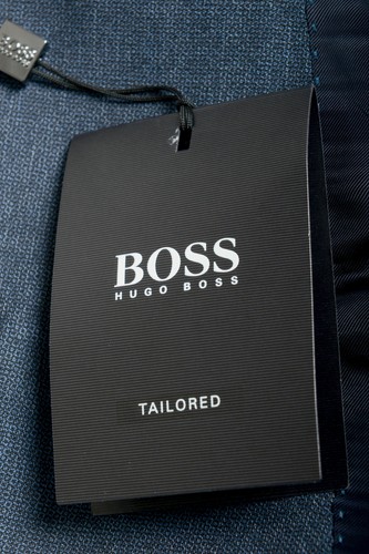 Pre-owned Hugo Boss Men's "t-hunter/goswin" Blue 100% Wool Two Button Suit