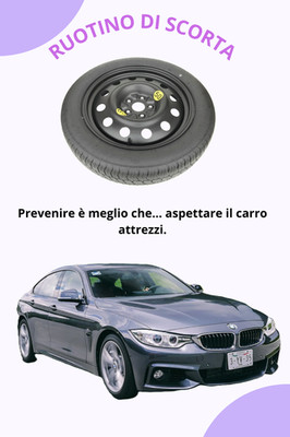 Ruotino di Scorta 17" per BMW SERIE 4 GRAN COUPE F36 (fino al 2019) - 135/80R17