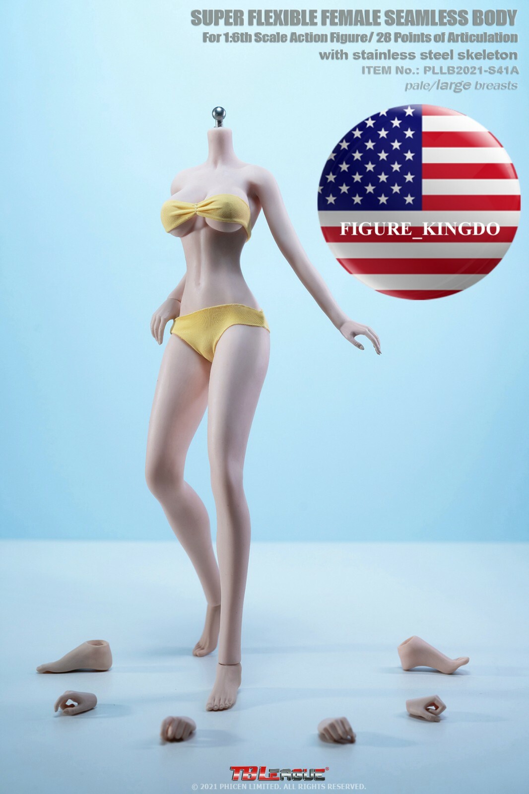 TBLeague PHICEN 1/6 Steel Skeleton Female L Bust Seamless