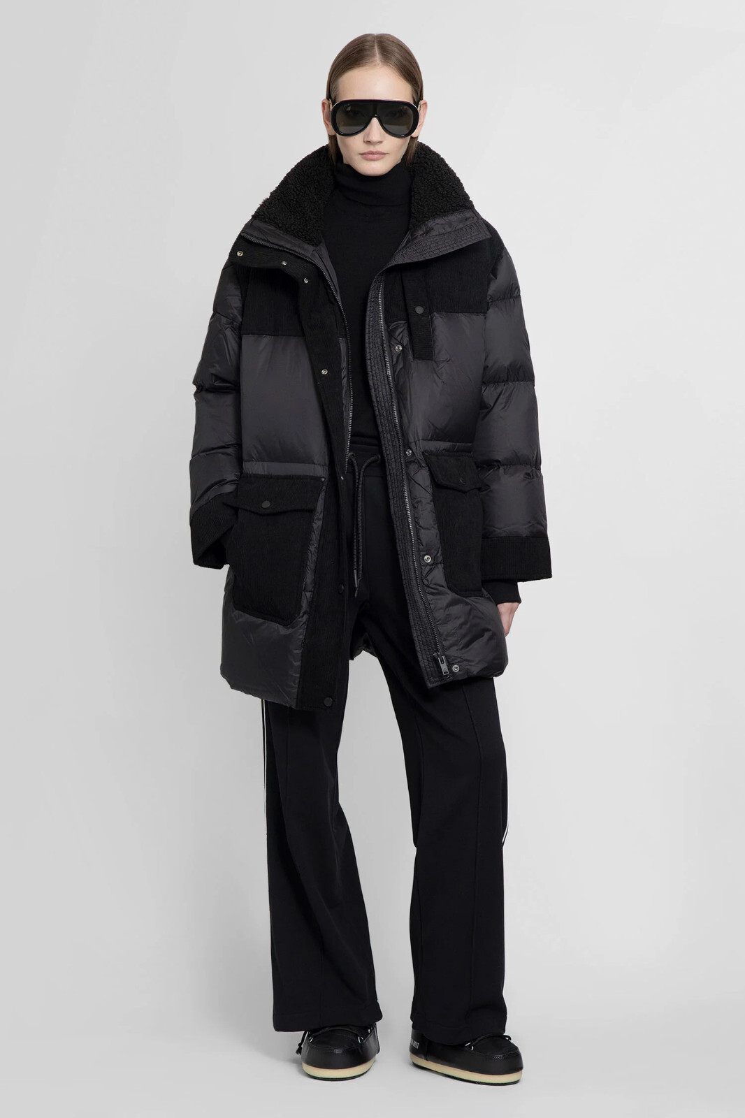 Pre-owned Moose Knuckles $1,195  Women's Murdock 800 Fill Down Puffer Jacket Medium M In Black