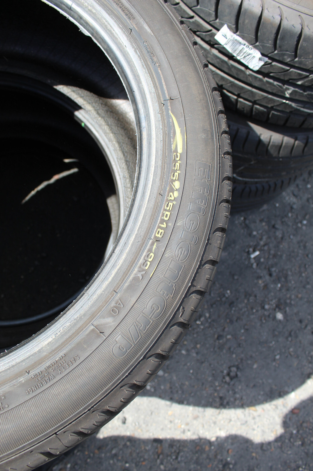 255 45 18 Goodyear, Efficient Grip, AO, 99Y, x2 A Pair 7.0mm (F1_tyres) L2763