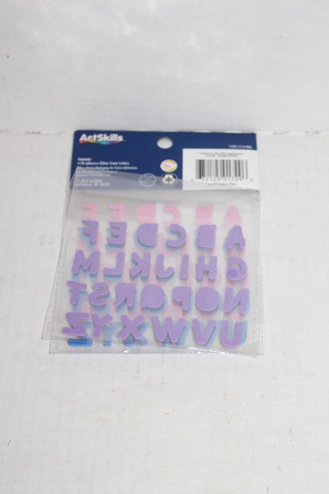 Art Skills Glitter Letters-Adhesive Foam-78Pc.