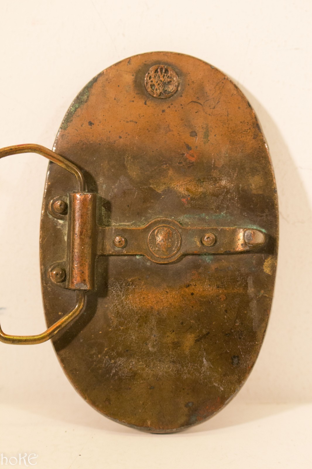 Vintage NAPOLEON EMPEREUR - 3 Ladies and a Swan (Belt Buckle, A-180)