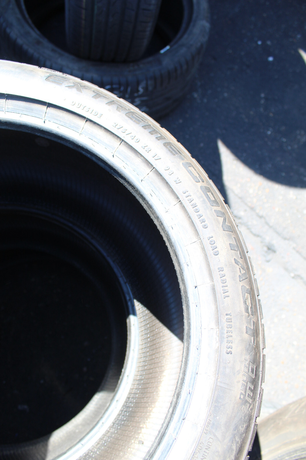 275 40 17 Continental, PC 6, DWT, 98W, x2 A Pair, 6.7mm (f1_tyres) FOD L2709