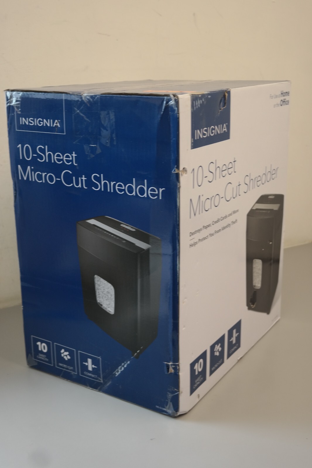 Insignia 10Sheet Microcut Paper Shredder (NSS10MCBK2) Black