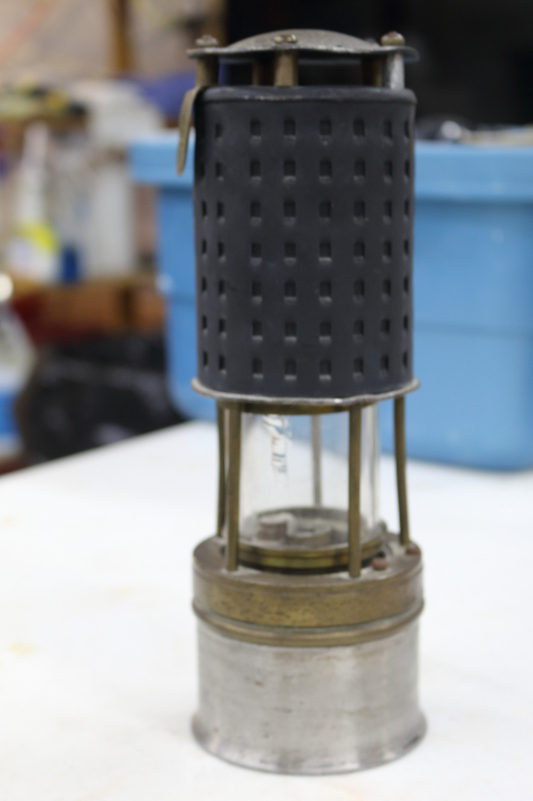 Antique Koehler No.20 Carbide Miners Saftety Lamp