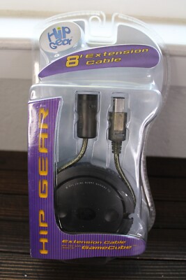 Hip Gear Nintendo Gamecube 8ft Extension Cable  - Brand New Factory Sealed -