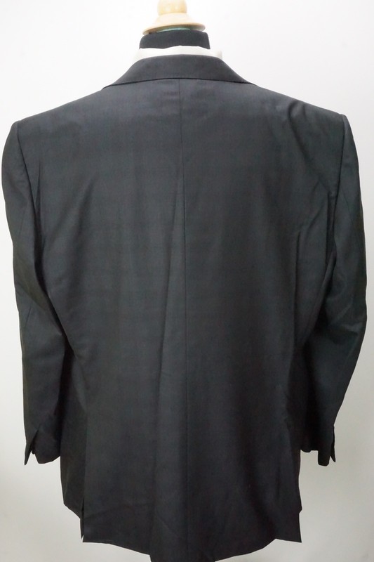 Ermenegildo Zegna Milano Blue Gray Plaid 15milmil15 CURRENT 2 PC