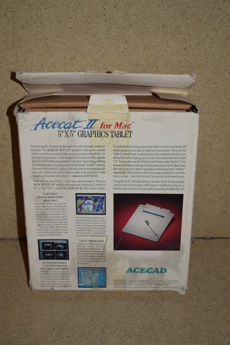 <RT> ACEDAD ACECAT II FORMAC 5X5 GRAPHICS TABLET- NEW