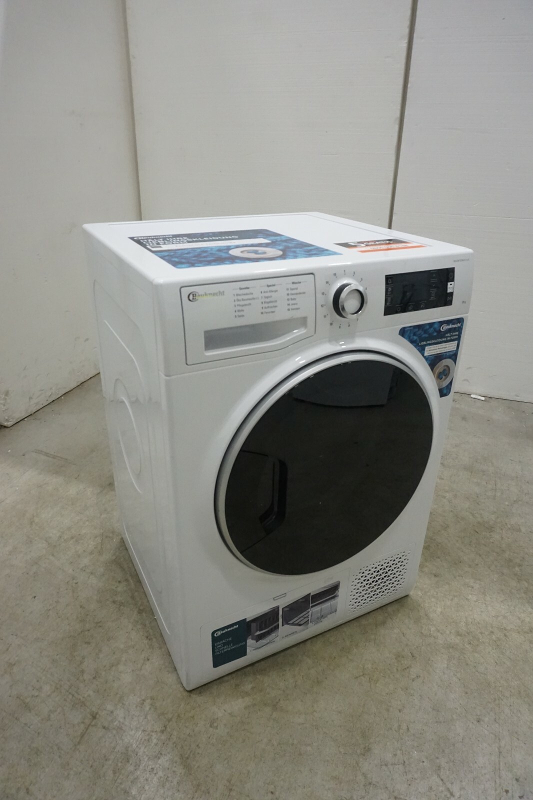 Bauknecht T Sense D 8X3E DE Wärmepumpentrockner - 8 kg, A+++ - Kundenretoure