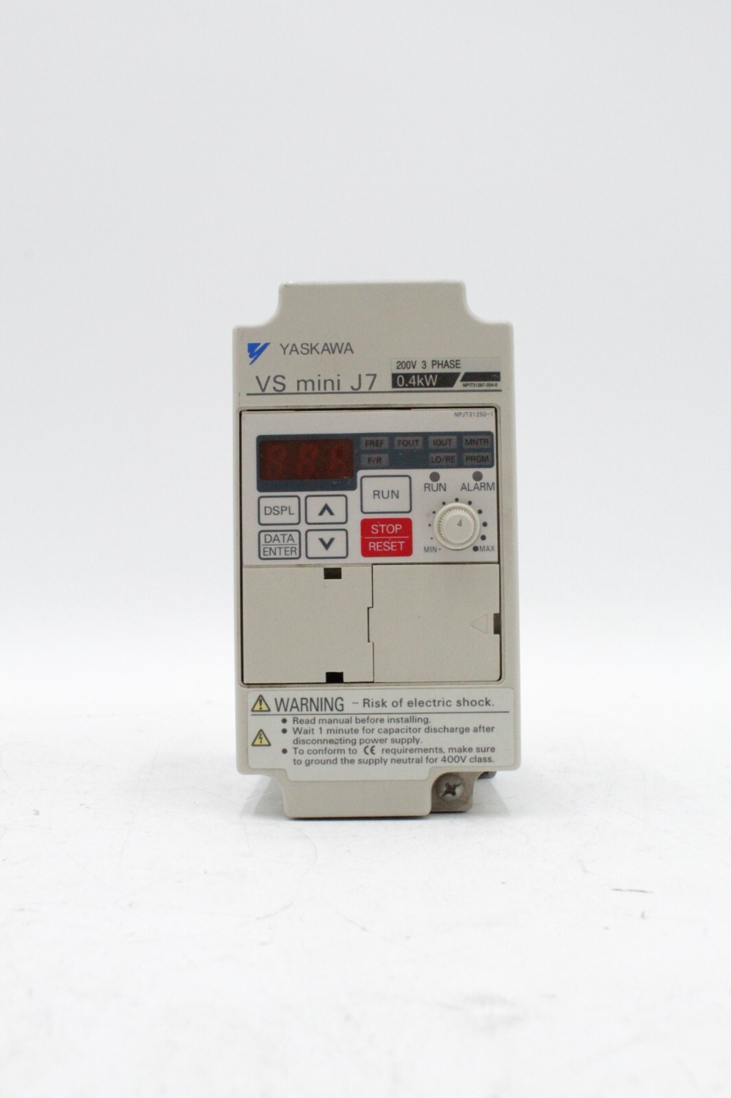 Yaskawa インバーター VS mini J7 CIMR-J7AA20P4