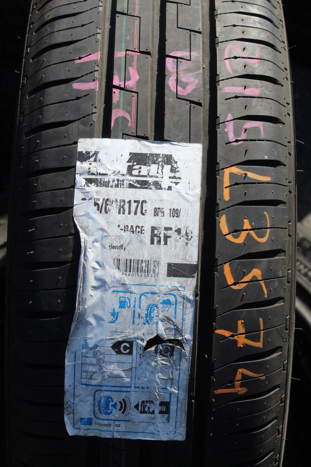 New 215 60 17C Rotalla, Setulla VRace, 109/107T, x1 Single Tyre (F1_tyres) L3574