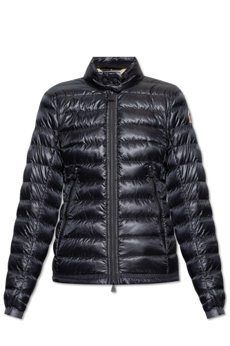 Pre-owned Moncler Women Puffer Coat Grenoble Giubbotto Full Zip Jacket Black