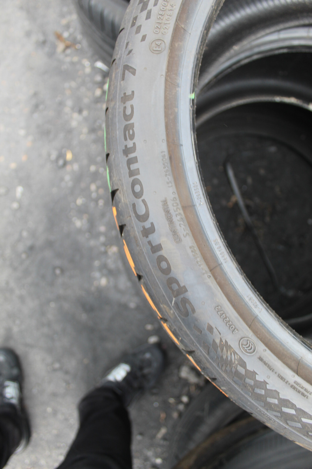 255 35 19 Continental, Sport Contact 7, XL 96Y, x2 A Pair 5.5mm (F1_tyres) L3539