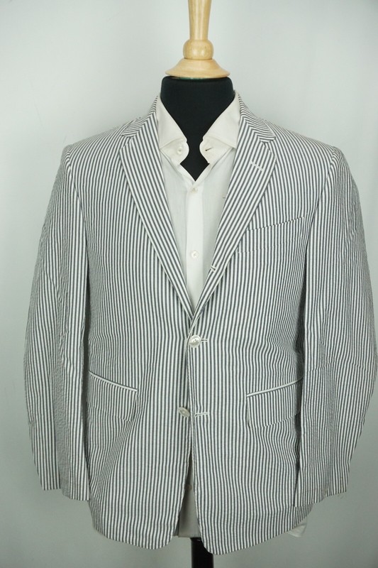 BLACK FLEECE BY BROOKS BROTHERS ジャケットBB1 Brooks Brothers Black Fleece x Thom Browne White Blue