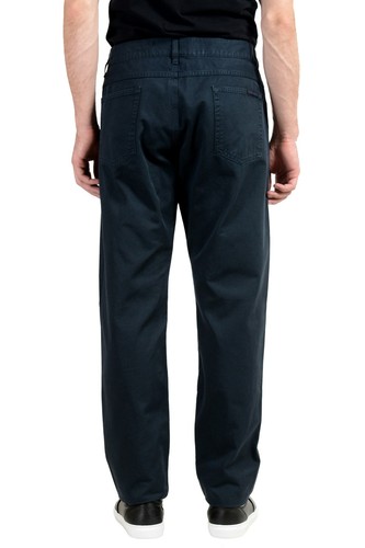 Pre-owned Dolce & Gabbana Navy Men's Straight Leg Jeans Us 40 It 56 In Blue