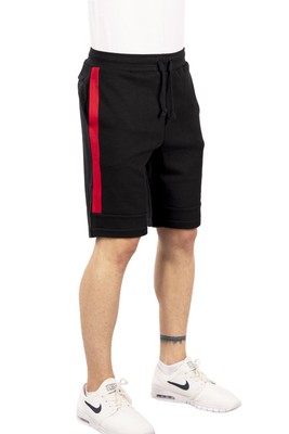 Мужские флисовые шорты City Lab Black/Red Performance - S