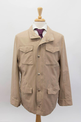 NWT$4495 Brunello Cucinelli Men's Rain Jacket With Inner Hood Size 50/ 40US A242