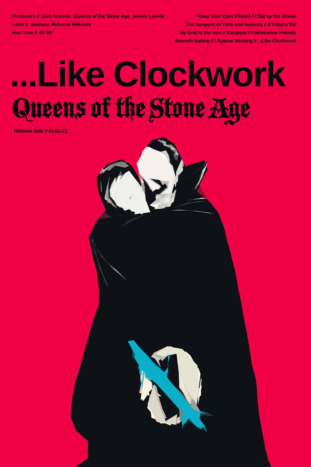 Queens of the Stone Age 40枚限定 メタリック ポスター Queens of the Stone Age 40枚限定 メタリック ポスター QUEENS