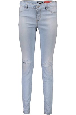 Pre-owned Just Cavalli Light Blue Cotton Women Jeans