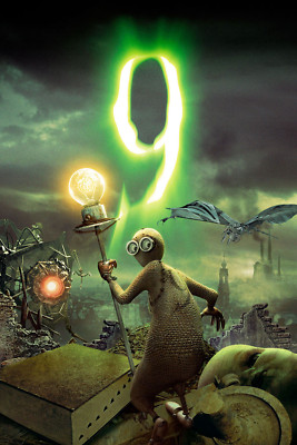 9 Movie Poster Tim Burton Elijah Wood John C. Reilly Jennifer Connelly