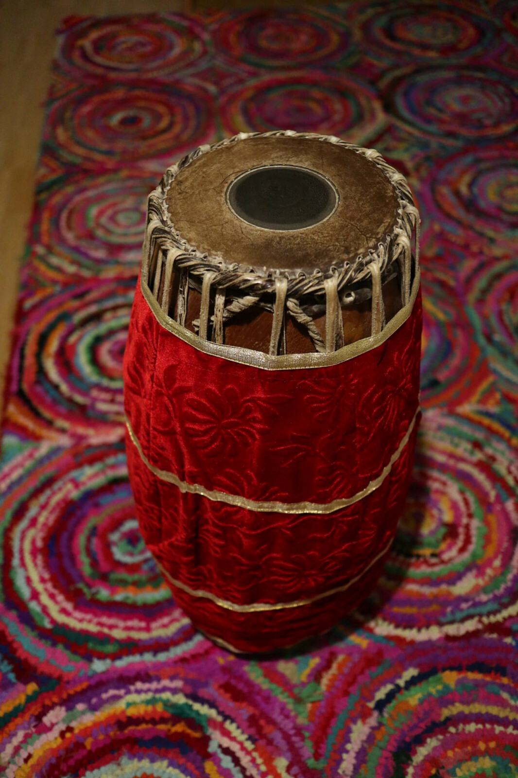 Original Mridangam aus Indien von Yogi Meister abgekauft