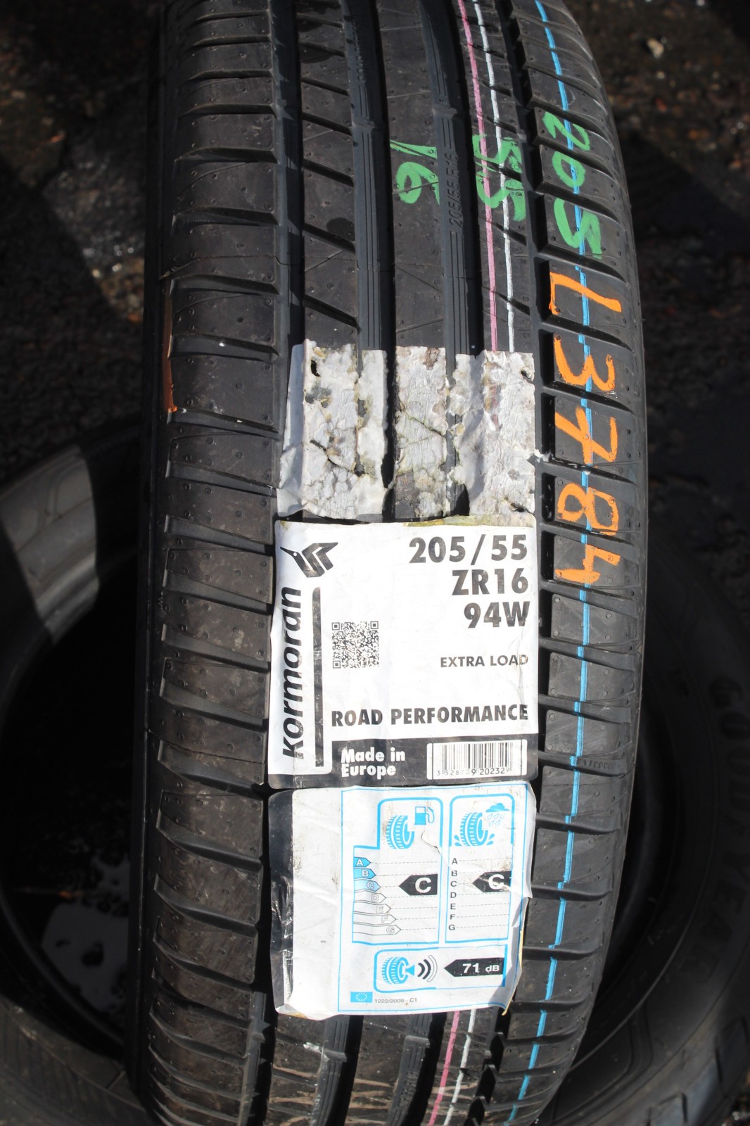 New 205 55 16 Kormoran, Road Performance, 94W, x1 Single Tyre (F1_tyres) L3784