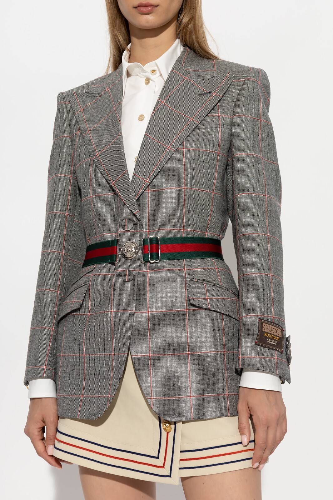 24AW new/GUCCI ウールとシルクのギャバジンブレザー Blazer Gucci New Silk Twill Blazer With Tag - Vintage Lux