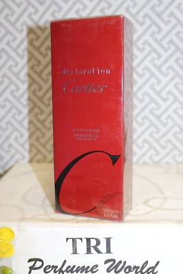 Declaration Cartier by CARTIER Eau de Toilette Men Spray 3.3 fl. oz. Sealed 5EAA