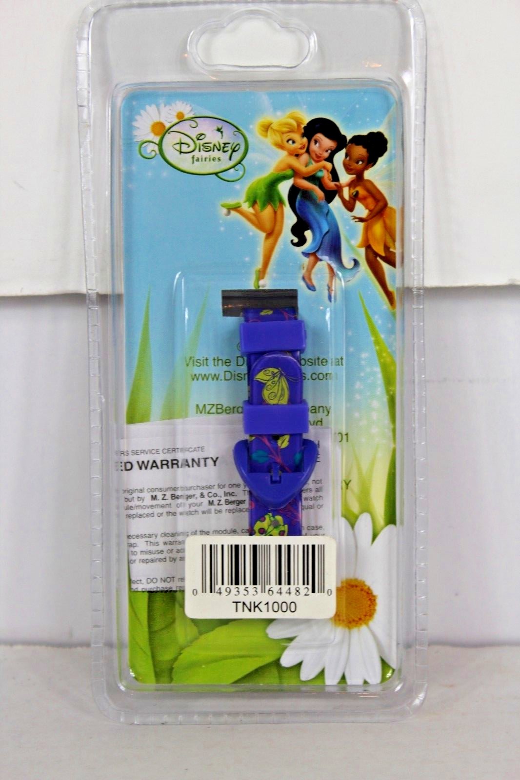 Disney Fairies LCD Watch Nature's Friend Tinkerbell Fawn Silvermist Pink NIP