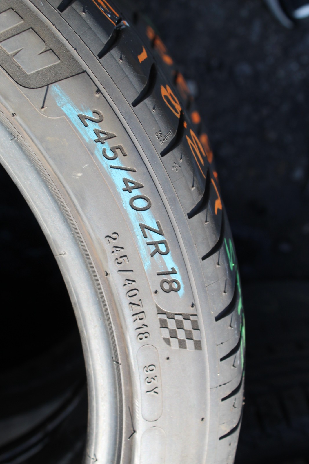245 40 18 Michelin, Pilot Sport 4, AO, 93Y, x2 A Pair 5.3mm (F1_tyres) L3813