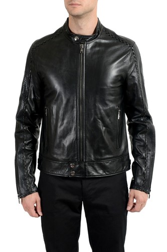 roberto cavalli ツギハギレザージャケット　L 91c8c304def7686a8f2b098ccbc441