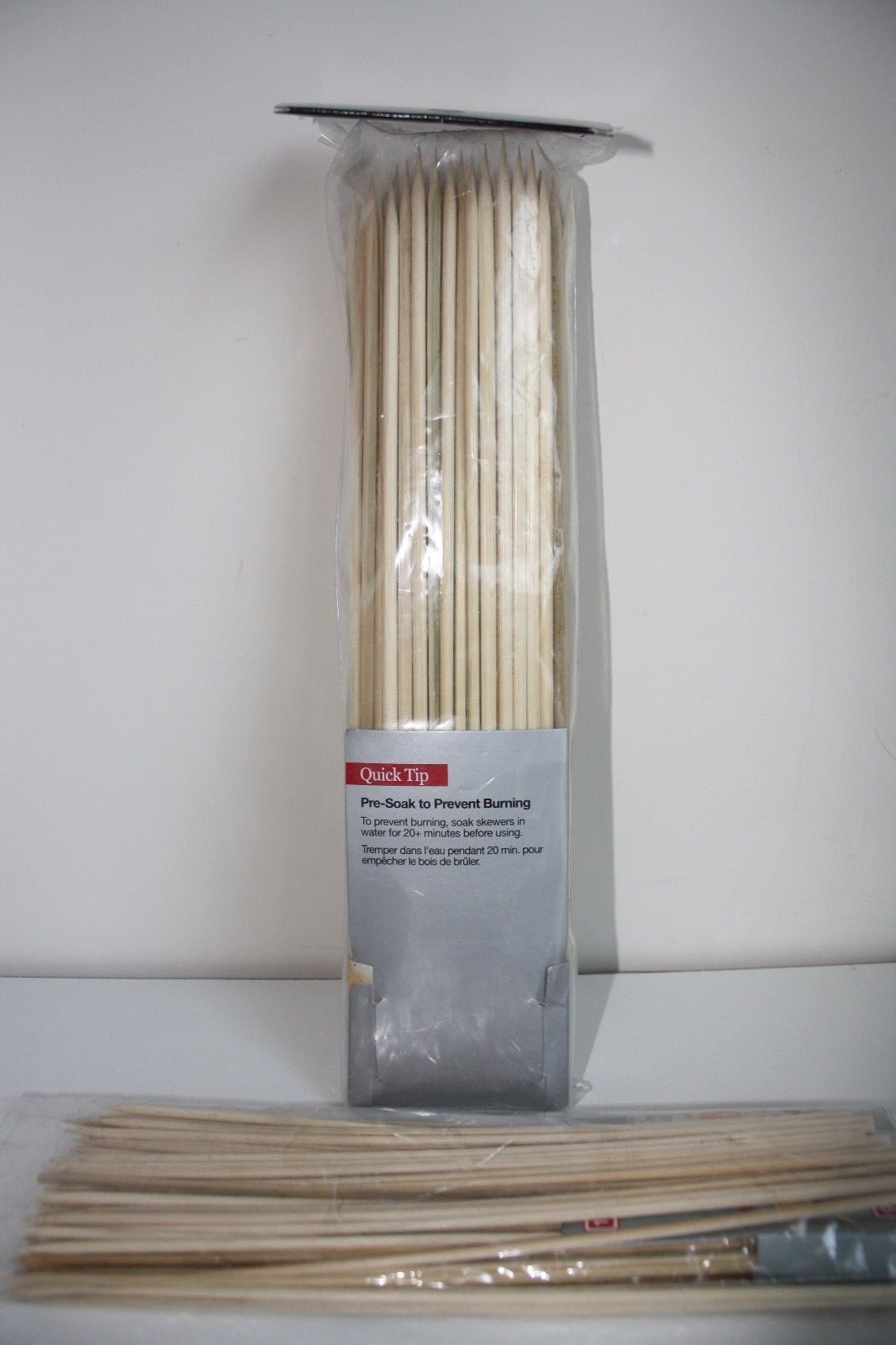 ~150 Wooden Skewers by Good Cook, 11 3/4 in & 9 3/4 long, crafts or cooking