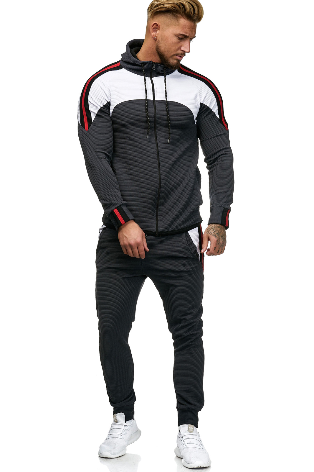 Herren Jogginganzug Trainingsanzug Sportanzug Fitness Streetwear 1148C