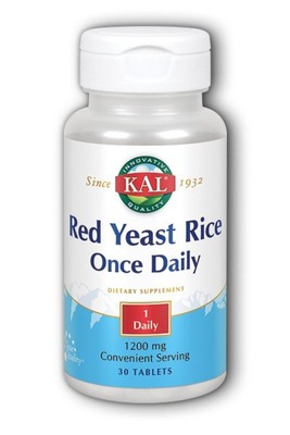 Kal One Daily Red дрожжевой рис 1200 мг 30 таблеток