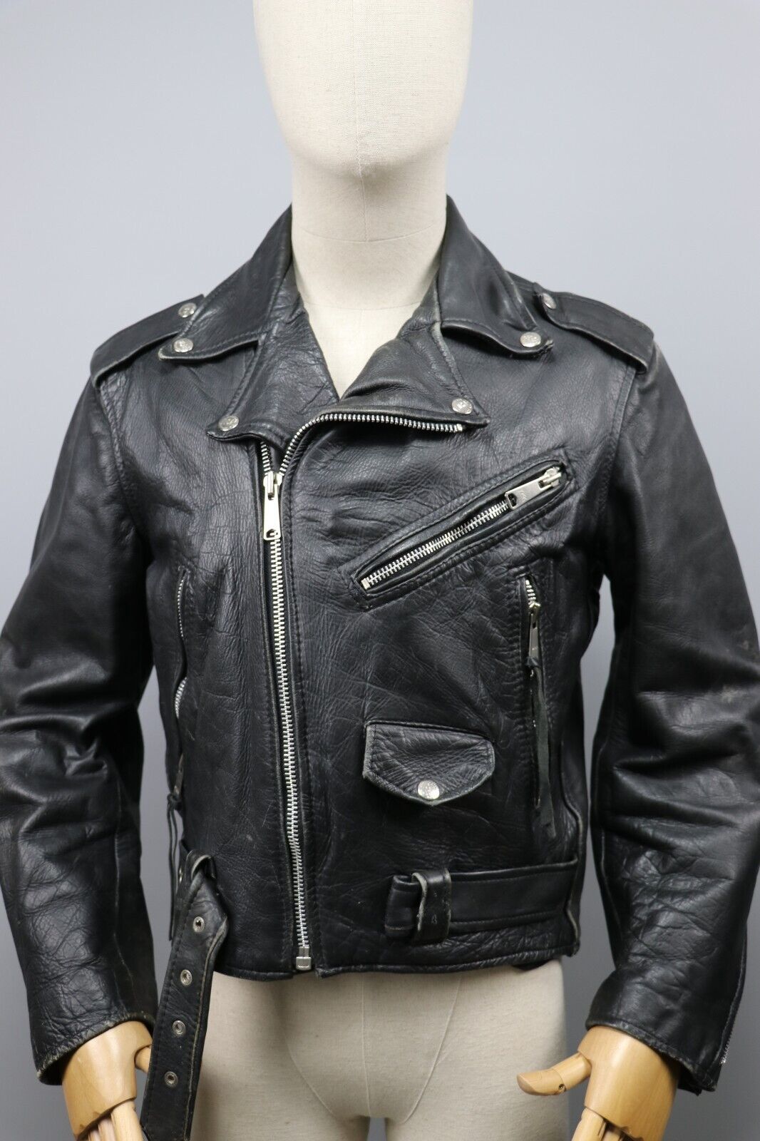 ginzi spider leather punk 本革 archive 00s