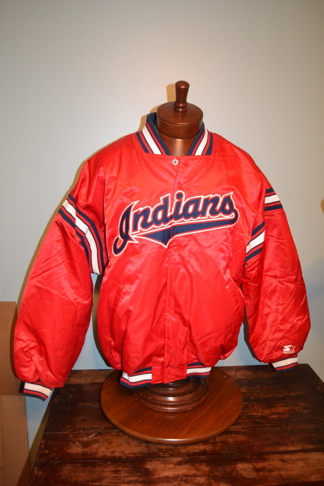 インディアンス starter indians Cleveland Indians Starter Vintage Jersey Mens XL Orange MLB