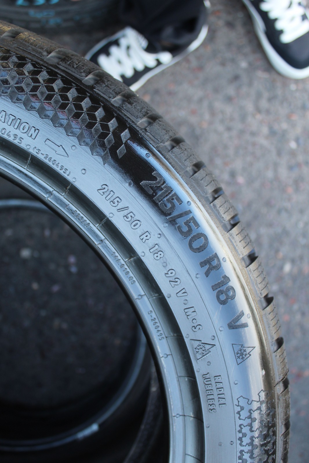 New 215 50 18 Continental, Winter, WC TS870P, M+S, 92V, x1 Tyre (F1_tyres) L3945
