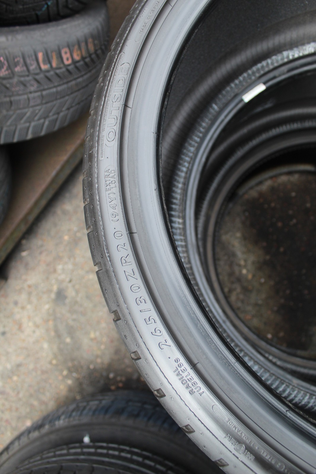 265 30 20 Dunlop, Sport Maxx RT, RO1, XL, 94Y, x2 A Pair 6.3mm (F1_tyres) L3895