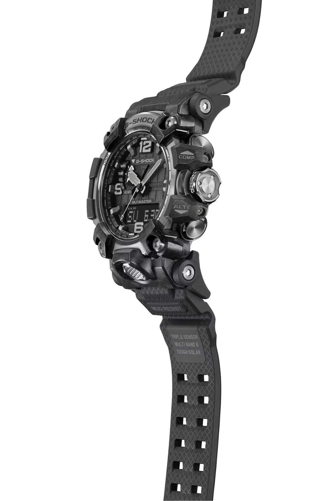 Pre-owned Casio G-shock Gwg-2000-1a1jf Black Gray Carbon Mudmaster Men's Watch Unopened N